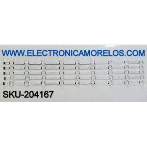 KIT DE LED'S PARA TV LG ( 5 PIEZAS ) / NUMERO DE PARTE EAV66666666 / SSC_Y19.5_TRIDENT_65UM73_S / SSC_Y19.5_TRIDENT_65UM73_REV00_190823 / PANEL NC650DQE- VSHP1 / DISPLAY ST6451D02-C / MODELO 65UN7300PUC / 65UN7300PUC.BWMMLKR